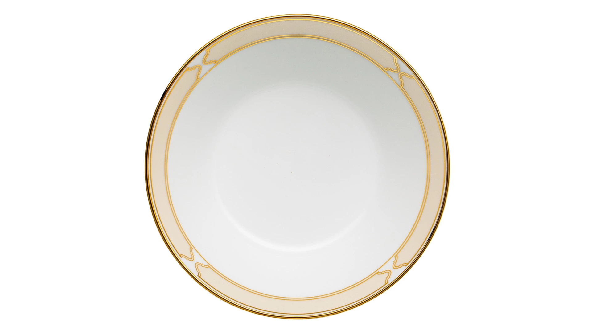 Салатник порционный Noritake Царский дворец, золотой кант 13 см, фарфор
