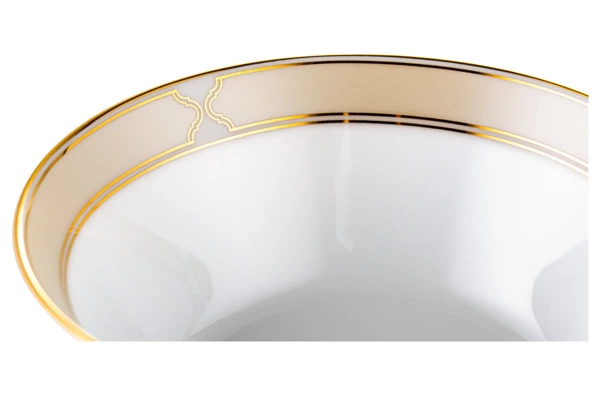 Салатник порционный Noritake Царский дворец, золотой кант 13 см, фарфор