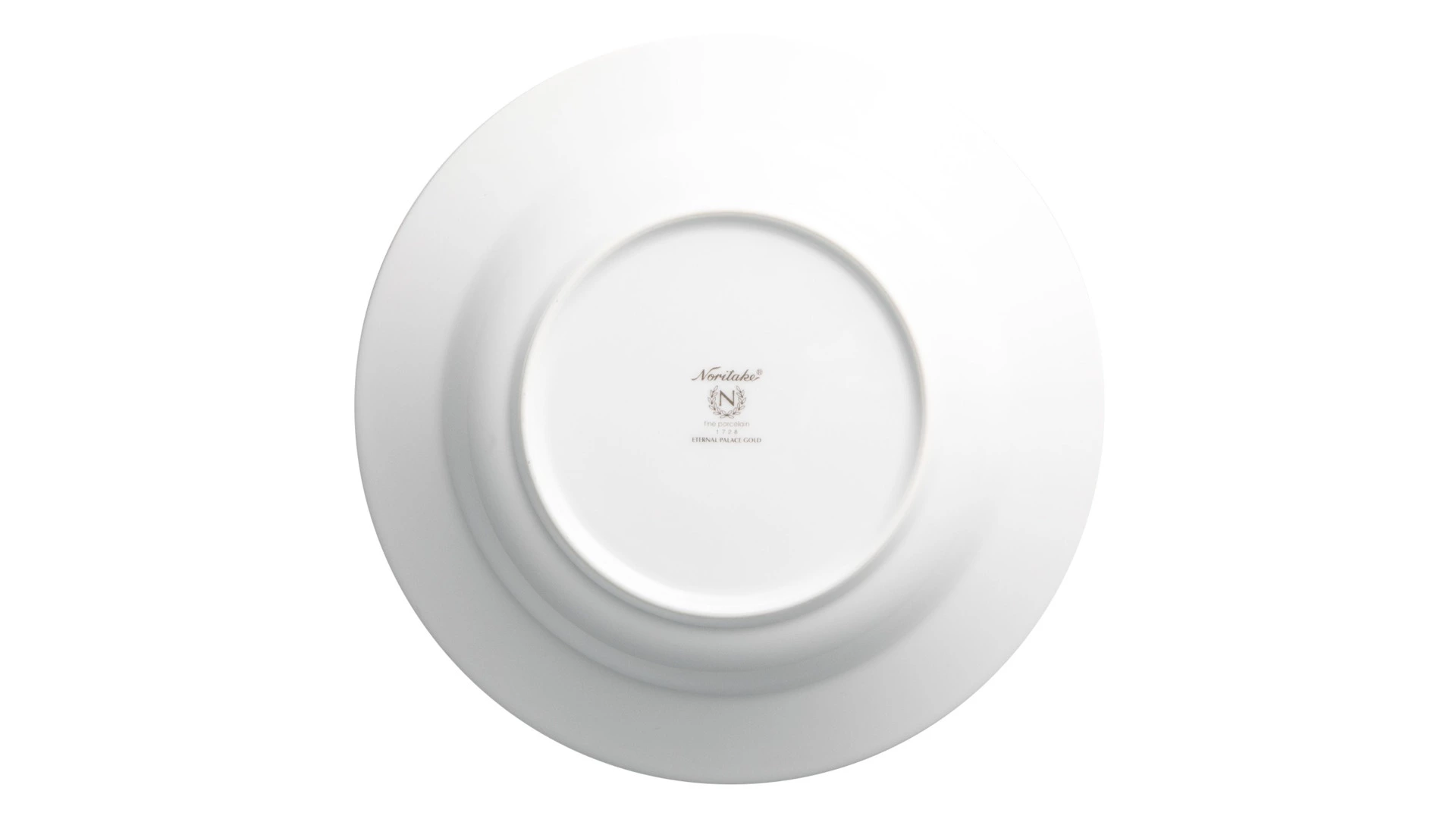Тарелка суповая Noritake Царский дворец, золотой кант 23 см, фарфор