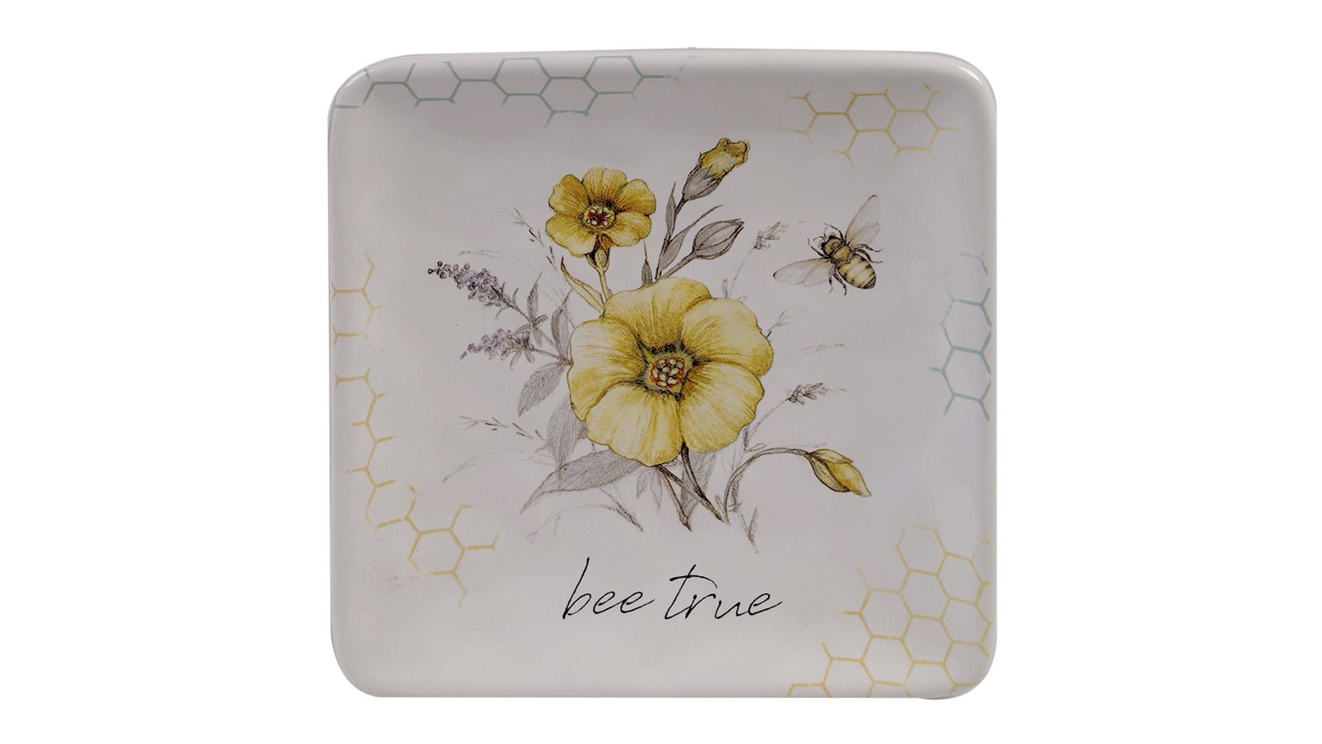 Тарелка пирожковая Certified Int. Пчелки 15х15 см, керамика