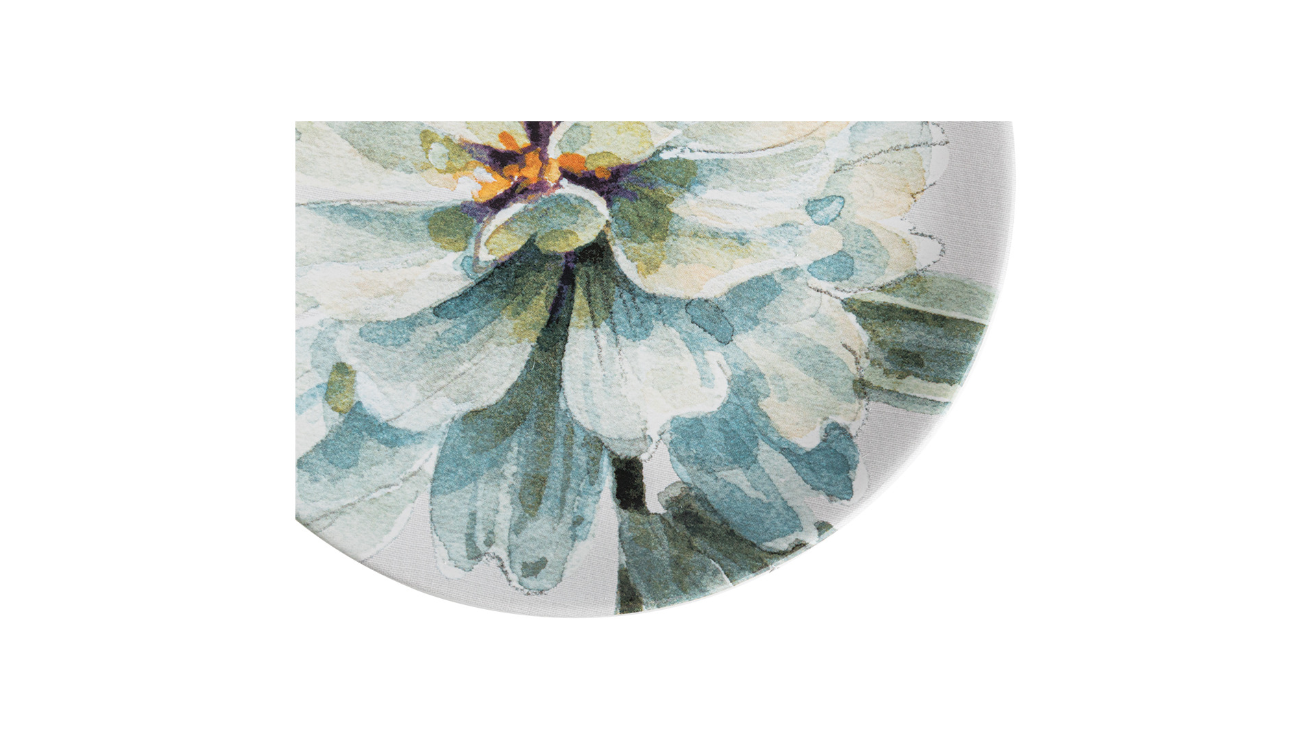 Тарелка закусочная Certified Int. Весенний Букет. Голубой цветок 23 см, керамика