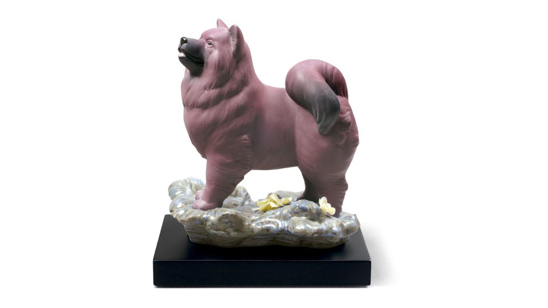 Фигурка Lladro Розовая собака 15x18 см, фарфор