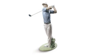 Фигурка Lladro Чемпион по гольфу 26x45 см, фарфор