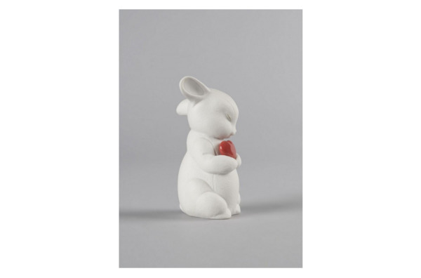Фигурка Lladro Пуффи - великодушный кролик 8x11 см, фарфор