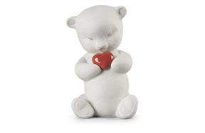 Фигурка Lladro Робби - бесстрашный медвежонок 8x11 см, фарфор