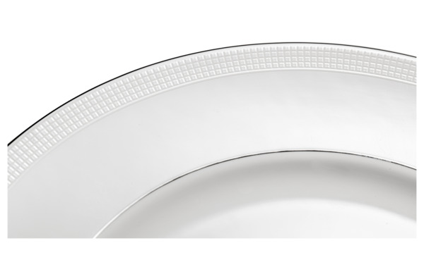 Набор тарелок обеденных Wedgwood Вера Ванг Белая Коллекция 27 см, 6 шт, фарфор