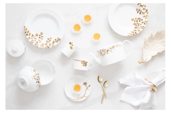 Сервиз столовый Wedgwood Вера Ванг Сад на 6 персон 20 предметов, фарфор костяной