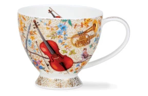 Кружка Dunoon Адажио Скай 450 мл, фарфор костяной