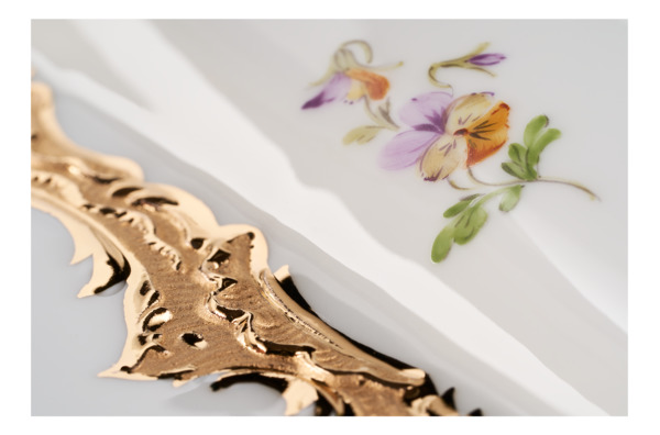 Сервиз столовый Meissen Форма - Б, россыпь цветов на 6 персон 20 предметов, фарфор