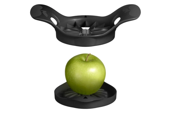Яблокорезка на 16 долек MoHa APPLE TIME, сталь нержавеющая, черная