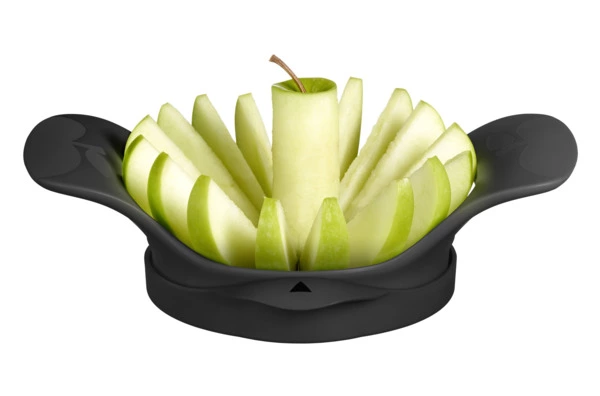 Яблокорезка на 16 долек MoHa APPLE TIME, сталь нержавеющая, черная