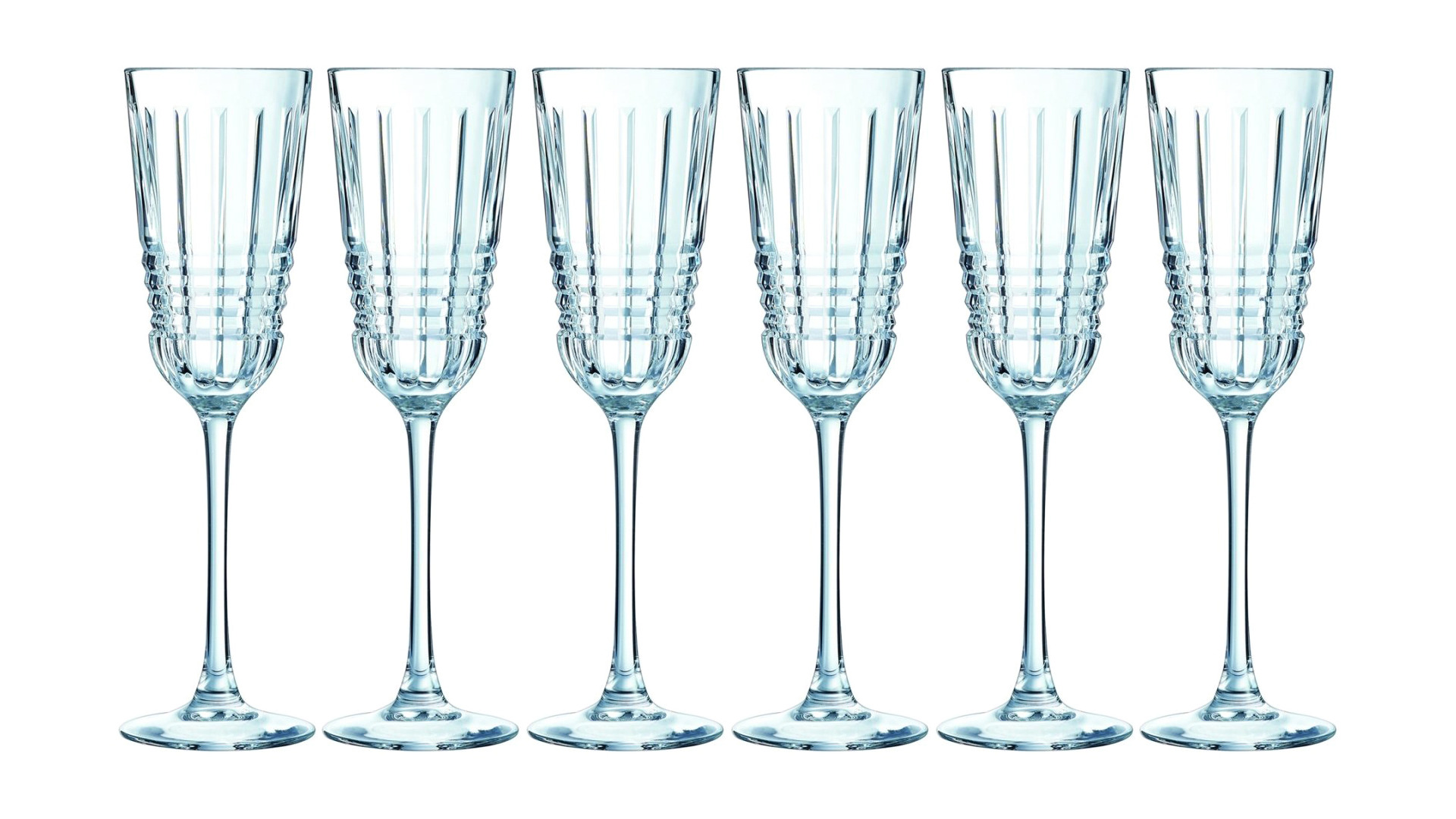 Набор бокалов для шампанского Cristal D'arques Rendez-Vous 170 мл, 6 ш...