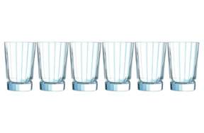 Набор стаканов для воды Cristal D'arques Macassar 360 мл, 6 шт, стекло