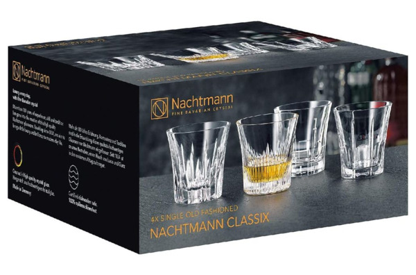 Набор стаканов для виски Nachtmann CLASSIX 247 мл, 4 шт, стекло хрустальное, п/к