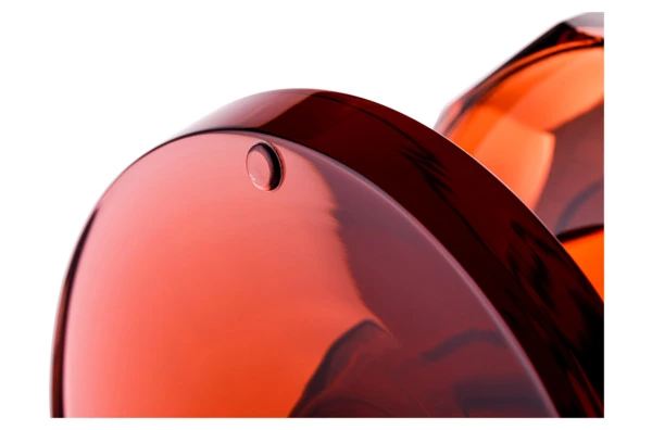 Ваза Moser Глория Цветы 35 см, розалин, п/к