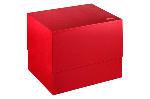 Ваза Moser Глория Цветы 35 см, розалин, п/к