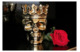 Свеча ароматическая Thompson Ferrier Череп Золотой Бонапарт Монте-Кристо 770 г, воск