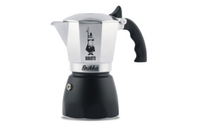 Кофеварка гейзерная на 2 чашки Bialetti BRIKKA 2020 90 мл, черный