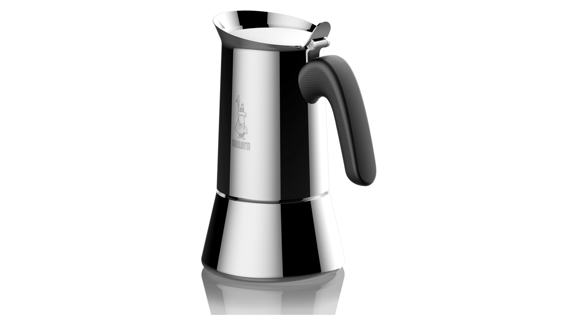 Кофеварка гейзерная на 4 чашки Bialetti Venus New 170 мл, серебристая