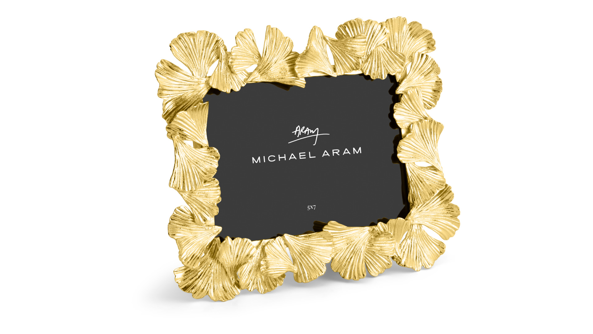 Рамка для фото Michael Aram Листья гинкго 12х18 см, золото