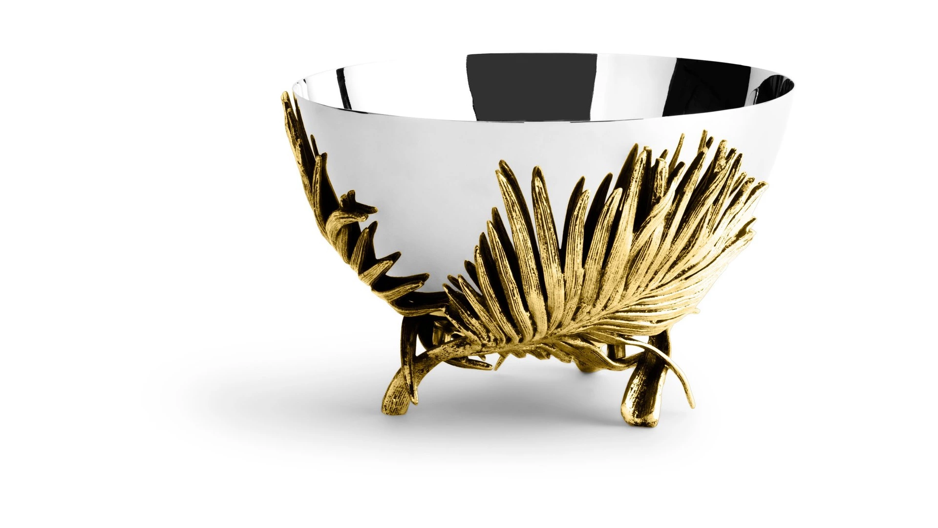 Чаша Michael Aram Пальмовая ветвь 20,5 см, сталь нержавеющая