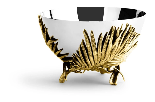 Чаша Michael Aram Пальмовая ветвь 20,5 см, сталь нержавеющая