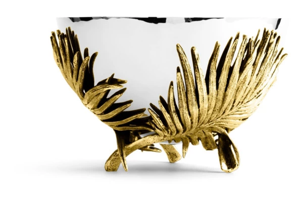 Чаша Michael Aram Пальмовая ветвь 20,5 см, сталь нержавеющая