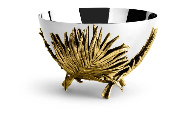 Чаша Michael Aram Пальмовая ветвь 20,5 см, сталь нержавеющая