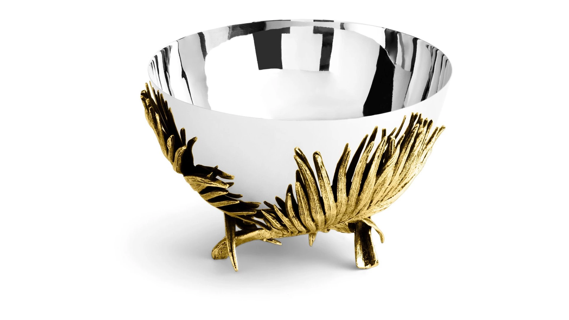 Чаша Michael Aram Пальмовая ветвь 20,5 см, сталь нержавеющая