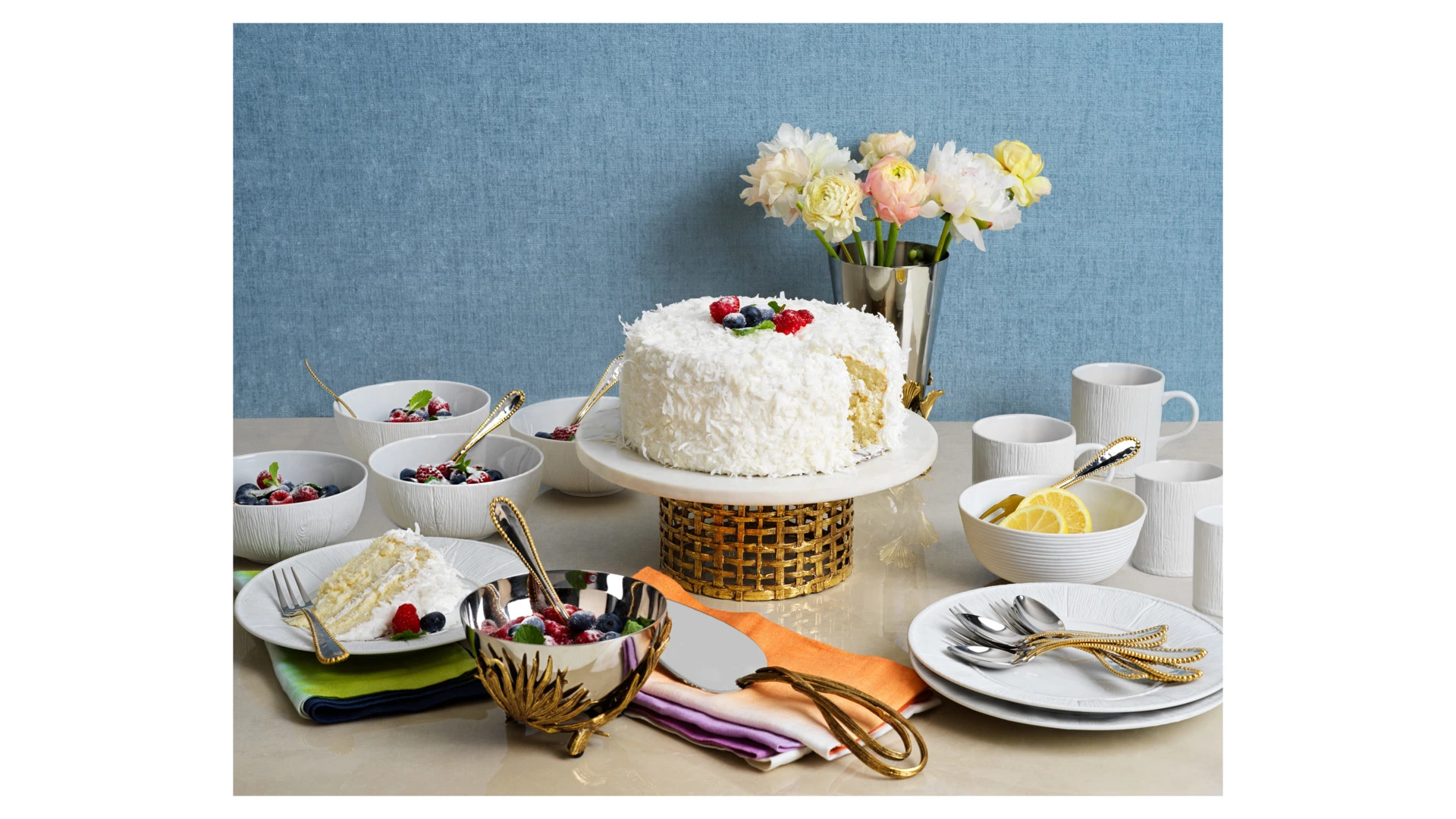 Чаша Michael Aram Пальмовая ветвь 20,5 см, сталь нержавеющая