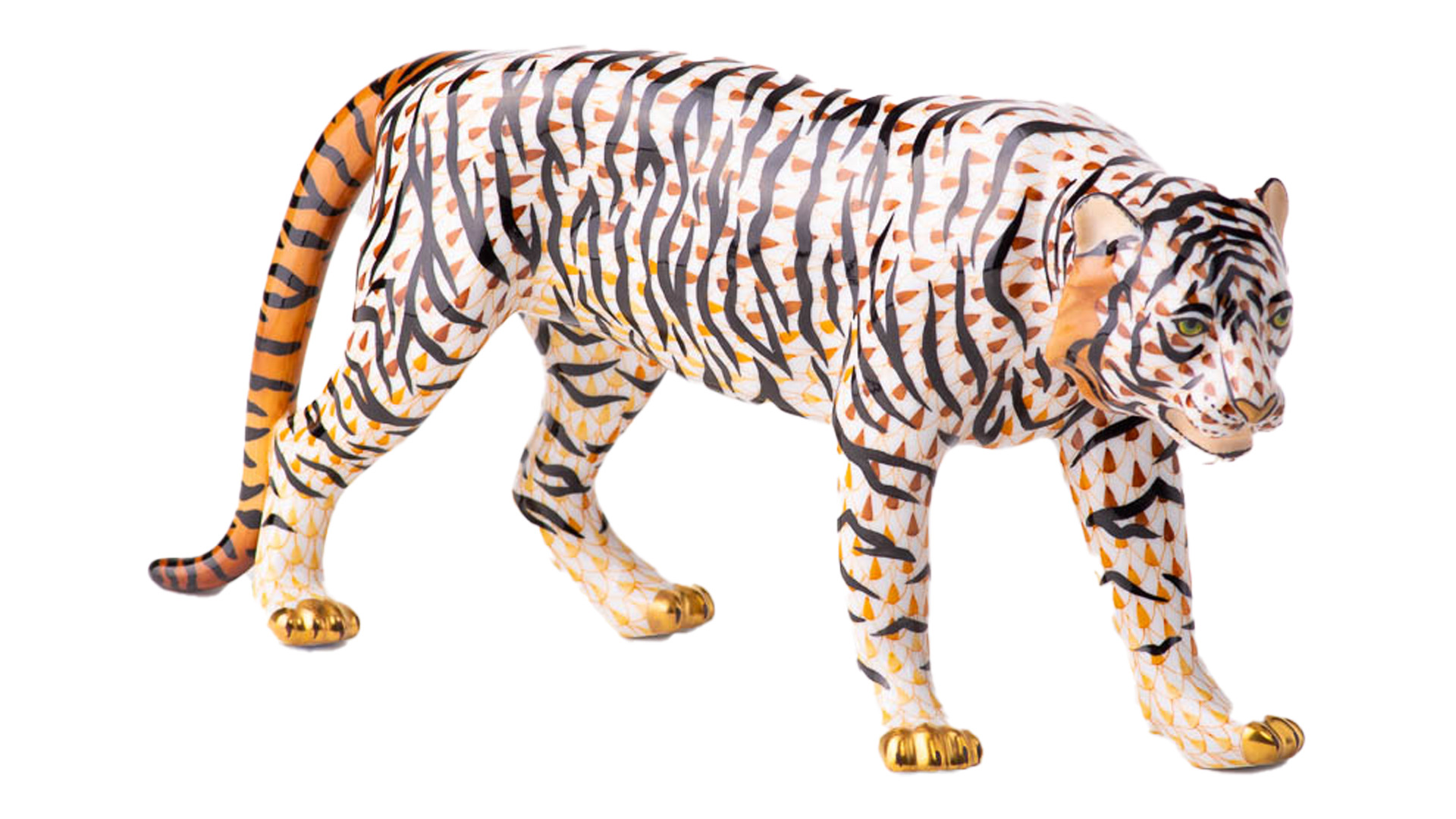 Фигурка Herend Суматранский тигр 13см, фарфор