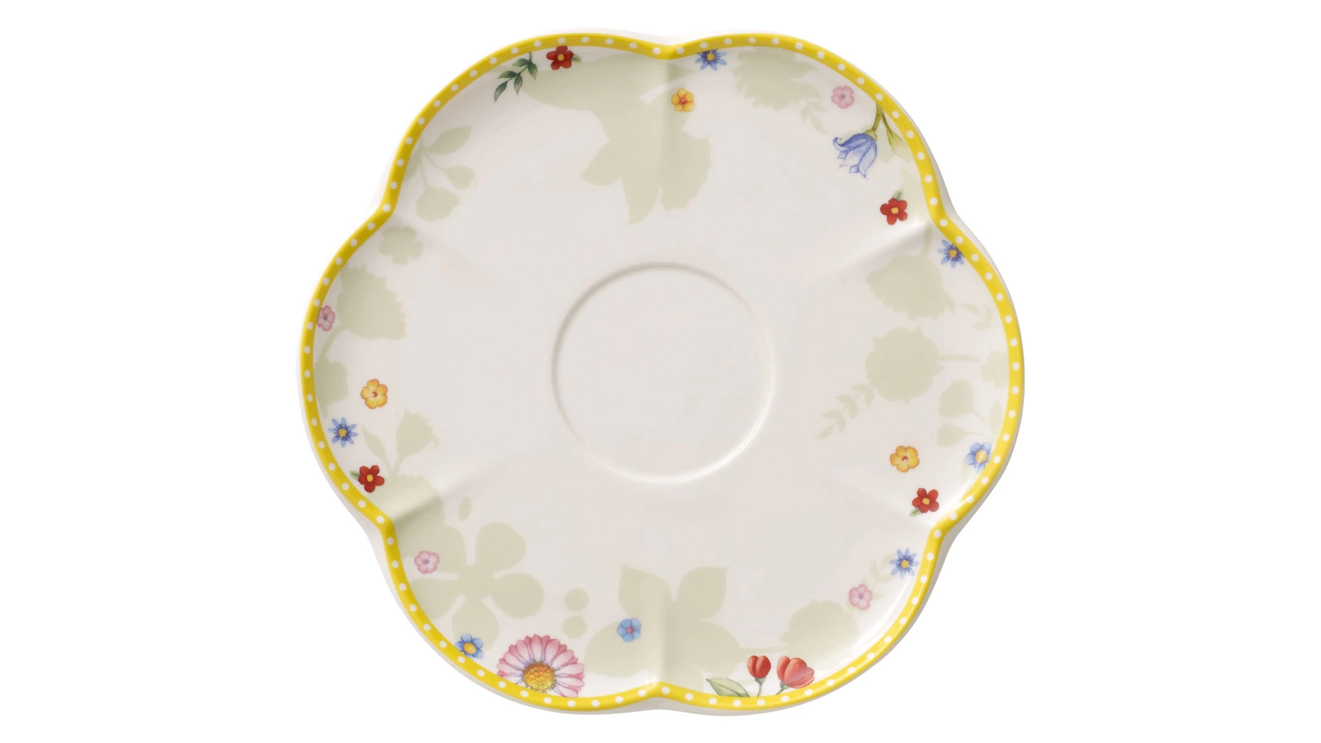 Чашка кофейная с блюдцем Villeroy&Boch Spring Awakening 260 мл, фарфор твердый
