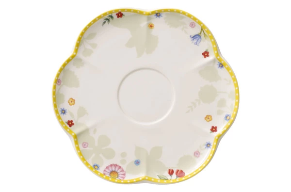 Чашка кофейная с блюдцем Villeroy&Boch Spring Awakening 260 мл, фарфор твердый
