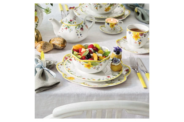 Чашка кофейная с блюдцем Villeroy&Boch Spring Awakening 260 мл, фарфор твердый