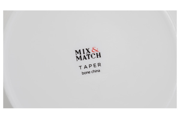 Салатник порционный Mix&Match Конус 16 см, рельеф, фарфор костяной