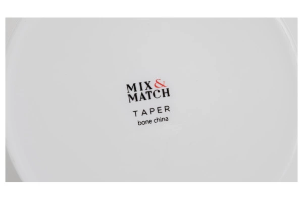 Салатник порционный Mix&Match Конус 16 см, рельеф, фарфор костяной