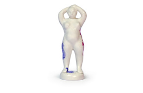 Скульптура АМК Баня женская №2, 15,5х5,5 см, фарфор твердый