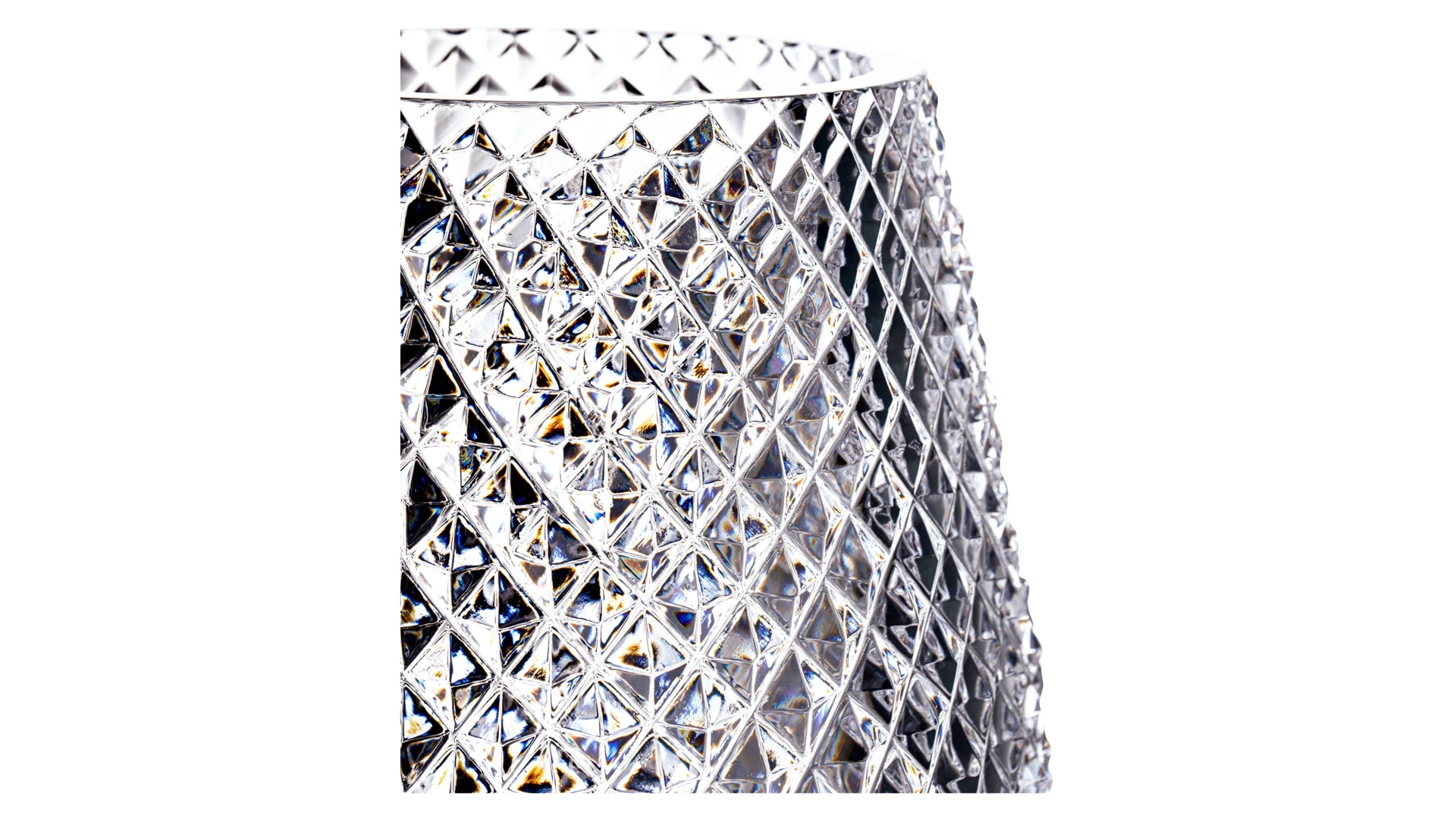 Ваза Cristal de Paris Диамант 40см, прозрачная