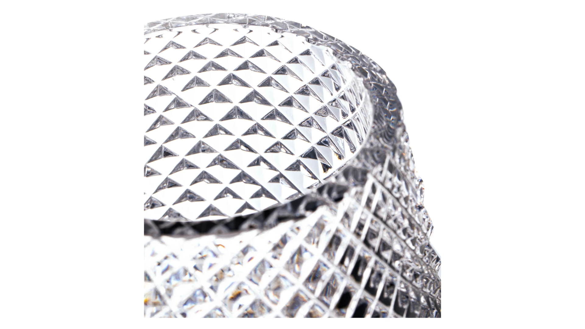 Ваза Cristal de Paris Диамант 40см, прозрачная
