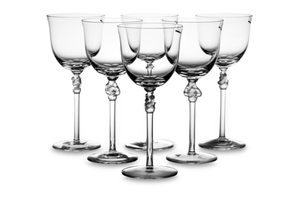 Набор бокалов для вина Lalique Roxane №4, 6 шт, хрусталь