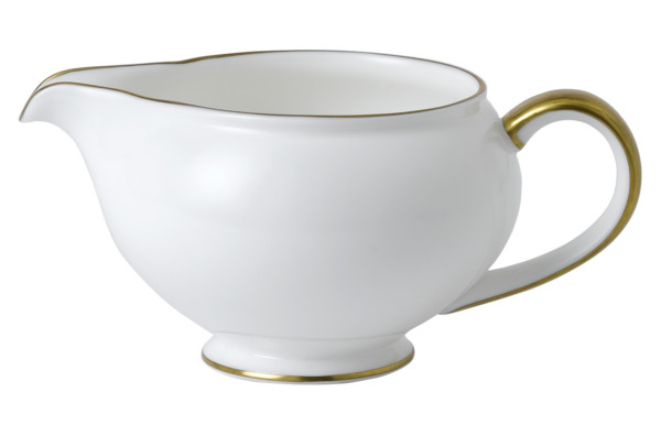 Сервиз чайный Royal Crown Derby Акцент на 6 персон 15 предметов, фарфор, белый, золотой кант