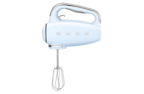 Ручной миксер SMEG HMF01PBEU, 250 Вт, корпус пластик, , голубой