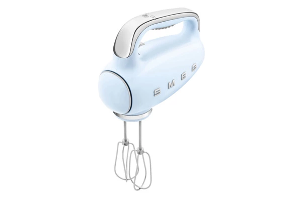 Ручной миксер SMEG HMF01PBEU, 250 Вт, корпус пластик, , голубой