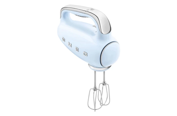 Ручной миксер SMEG HMF01PBEU, 250 Вт, корпус пластик, , голубой
