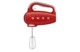 Ручной миксер SMEG HMF01RDEU, 250 Вт, корпус пластик, , красный