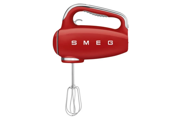 Ручной миксер SMEG HMF01RDEU, 250 Вт, корпус пластик, , красный