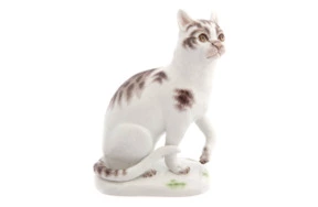 Фигурка Meissen Кот, фарфор