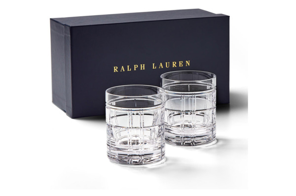 Набор стаканов для виски Ralph Lauren Home Хадсон, хрусталь, 2шт