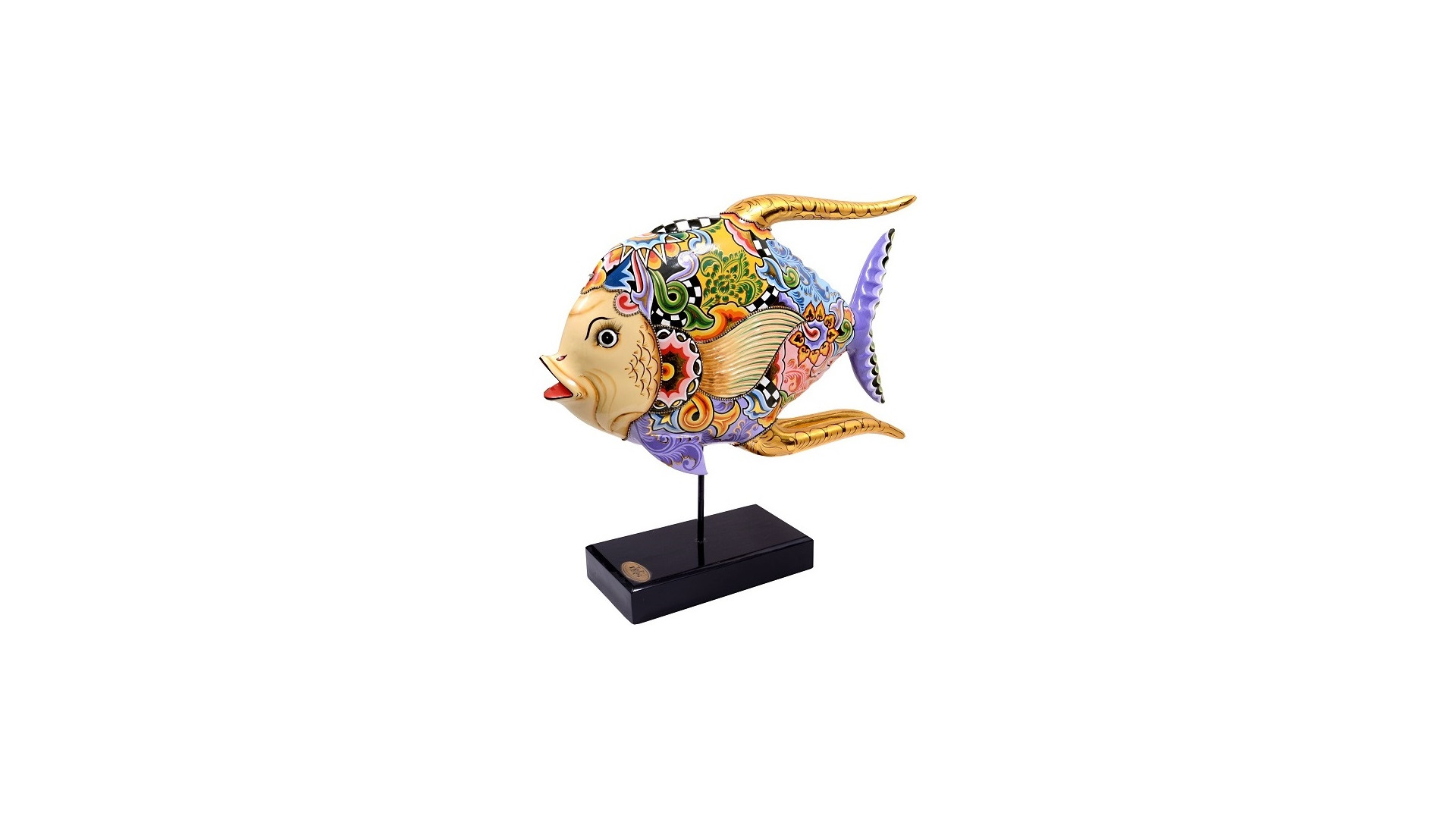 Скульптура Tom's Company Рыба-бабочка 49х48 см, композит, п/к