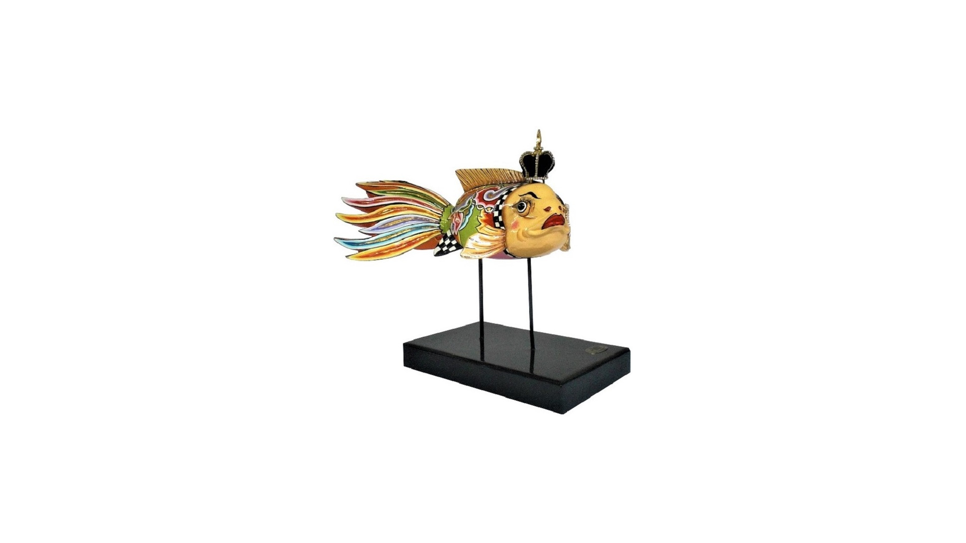 Скульптура Tom's Company Золотая рыбка DRAG 33х30 см, композит, п/к